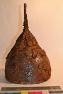 Шлем, найденный при раскопках селища Игнатьевское